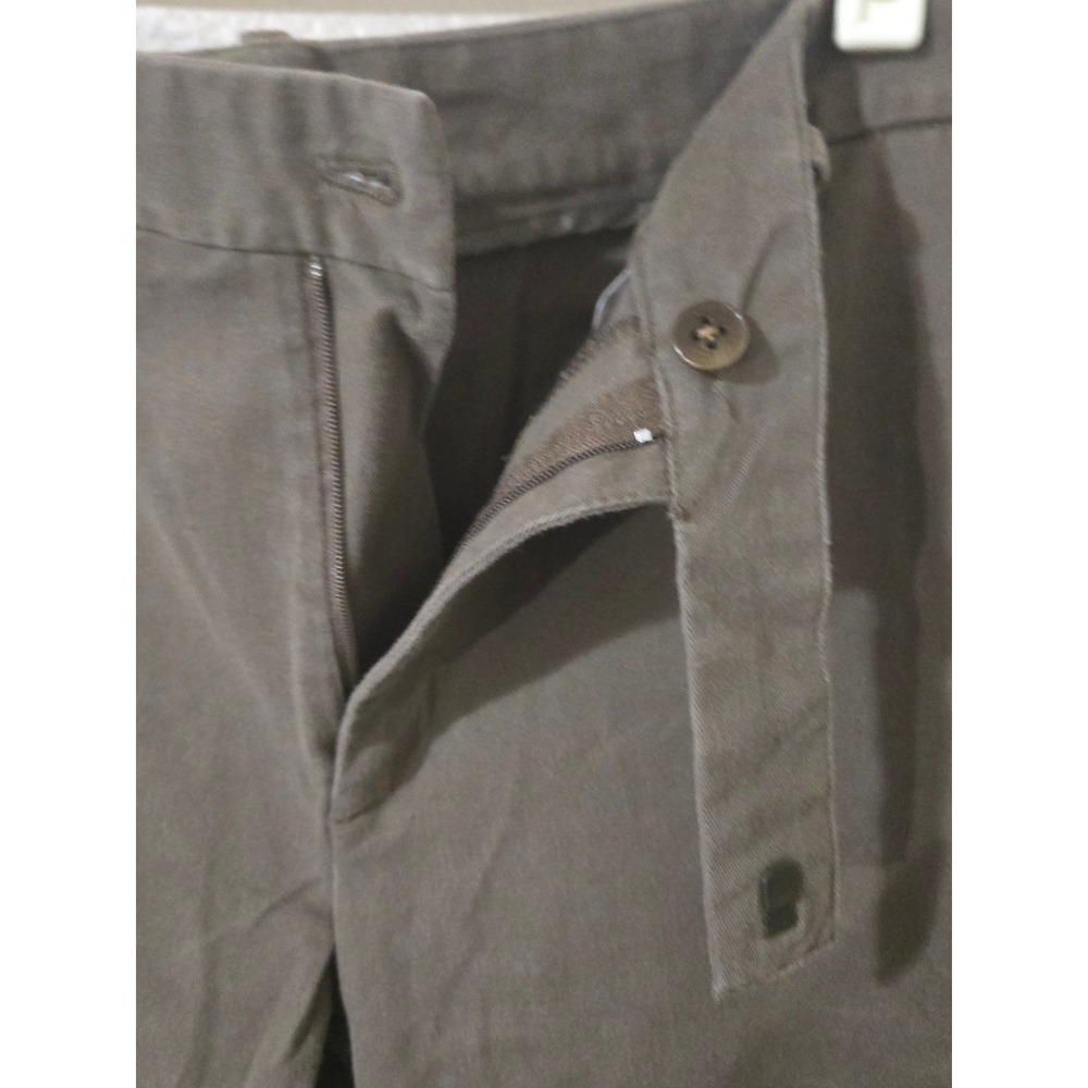 Lauren Ralph Lauren Womens Brown Straight Leg Stretch Cotton Trousers Size 8 - Picture 4 of 6